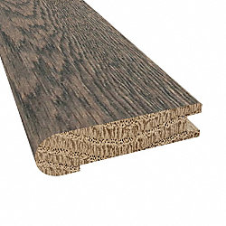 Prefinished Distressed Colchester Oak Hardwood 3/4 in thick x 3.125 in wide x 78 in Length Stair Nose